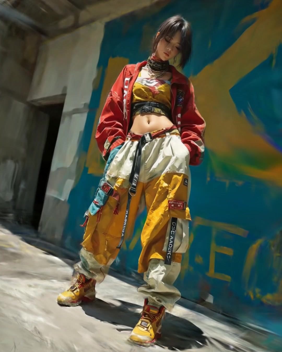 The painted character reconstructed as a scene you can turn